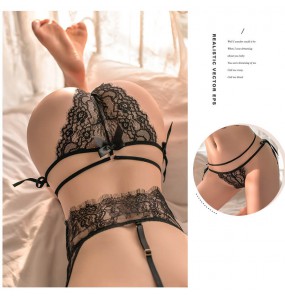 FEE ET MOI - Sexy Women Lace Panties 7124 (Black)